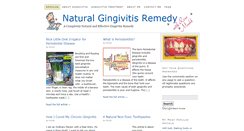 Desktop Screenshot of naturalgingivitisremedy.com